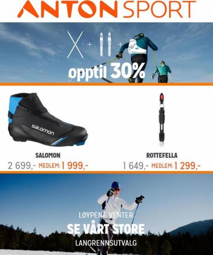 Ski Opptil 30% AntonSport!. Anton Sport (2023-01-04-2023-01-04)