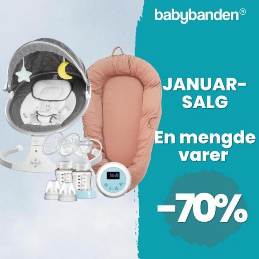 Januar-Salg -70% Rabatt!. babybanden (2023-01-24-2023-01-24)