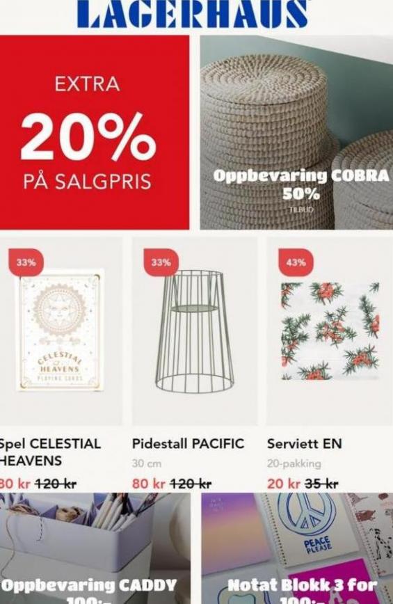 Extra 20% Pa salgpris!. Lagerhaus (2023-01-20-2023-01-20)