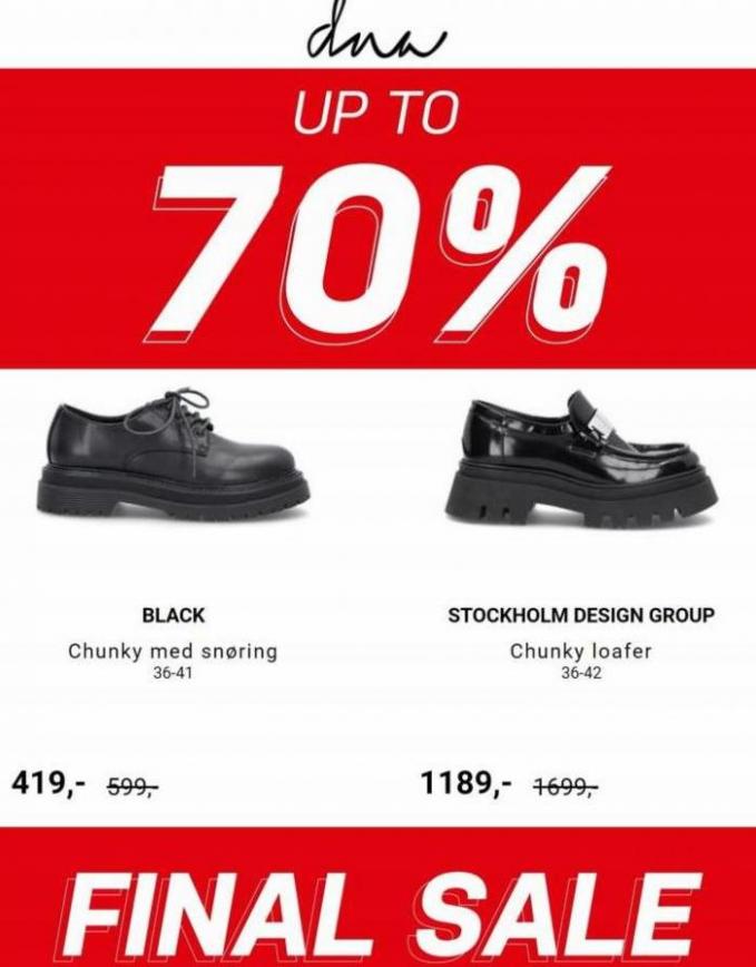 Dna salg 70% rabatt!. Dna Shoes (2023-02-08-2023-02-08)