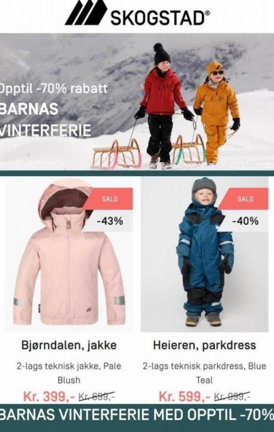 Barnas vinterferie med opptil -70%!. Skogstad Sport (2023-03-08-2023-03-08)