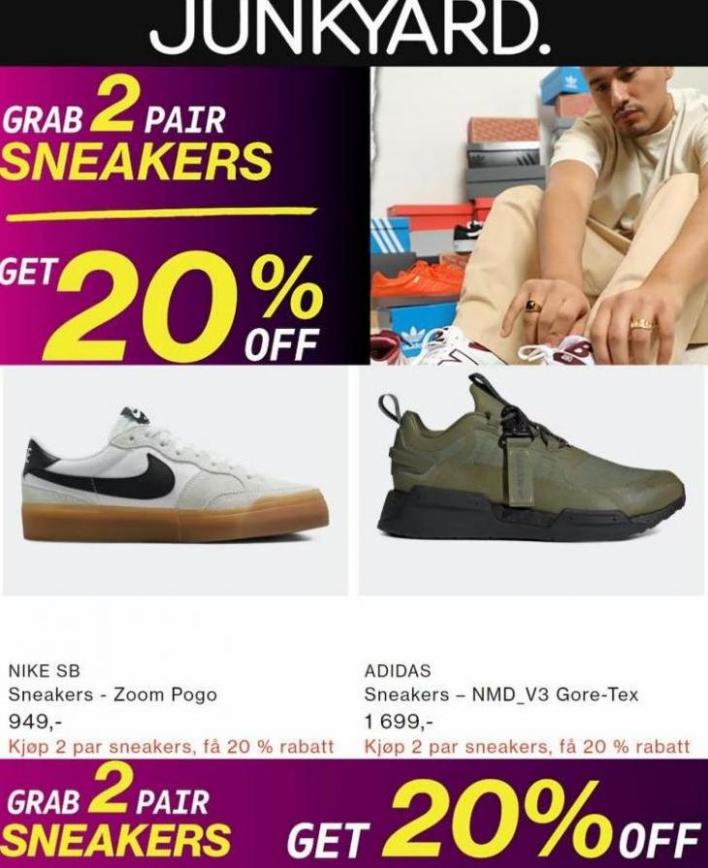 Kjøp 2 par sneakers og få 20 % rabatt!. Urban (2023-04-13-2023-04-13)