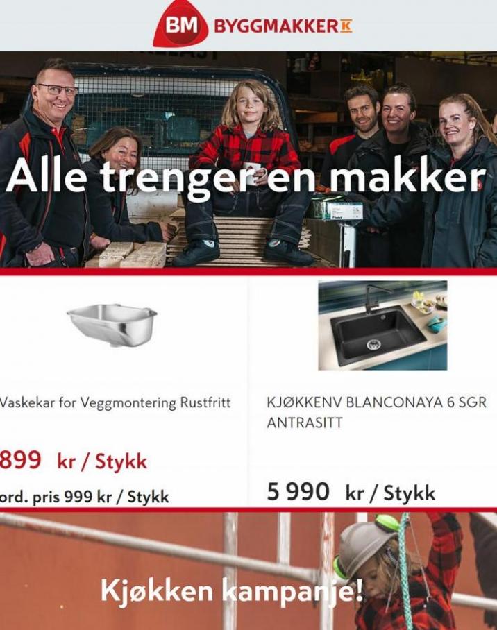 Kjøkkenvask kampanje!. Byggmakker (2023-04-03-2023-04-03)