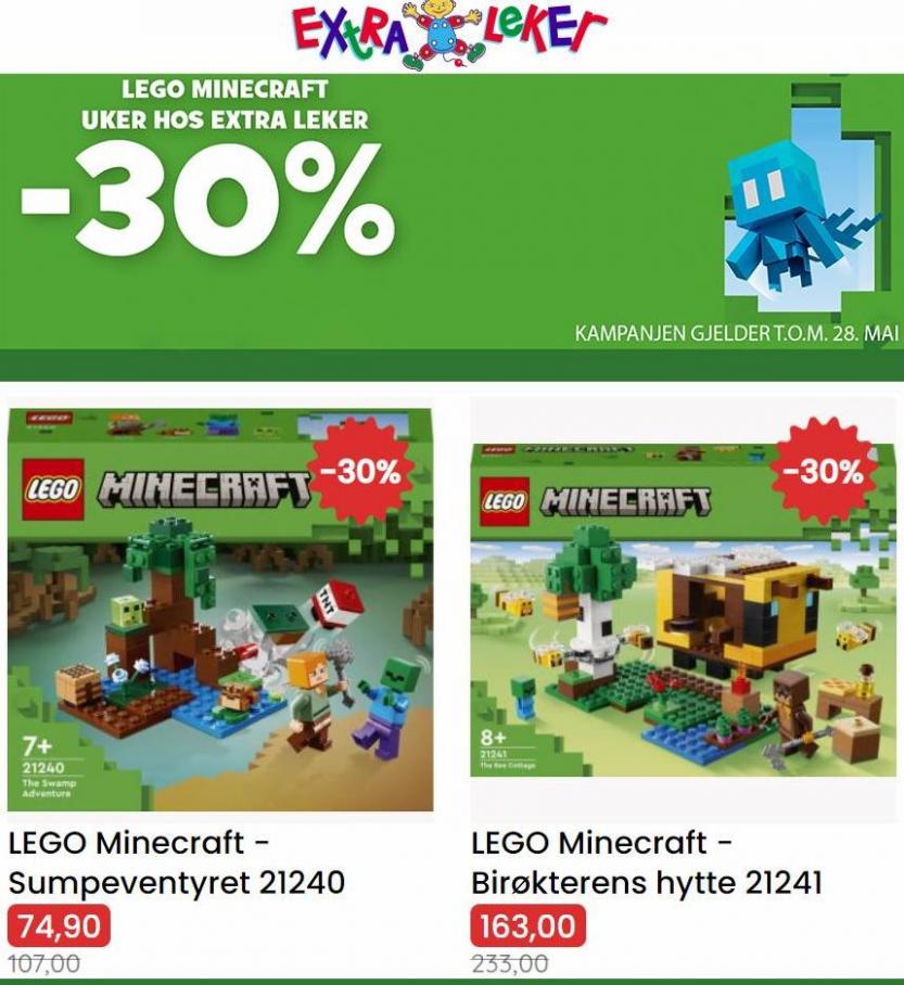LEGO Minecraft -30%!. Extra Leker (2023-05-28-2023-05-28)