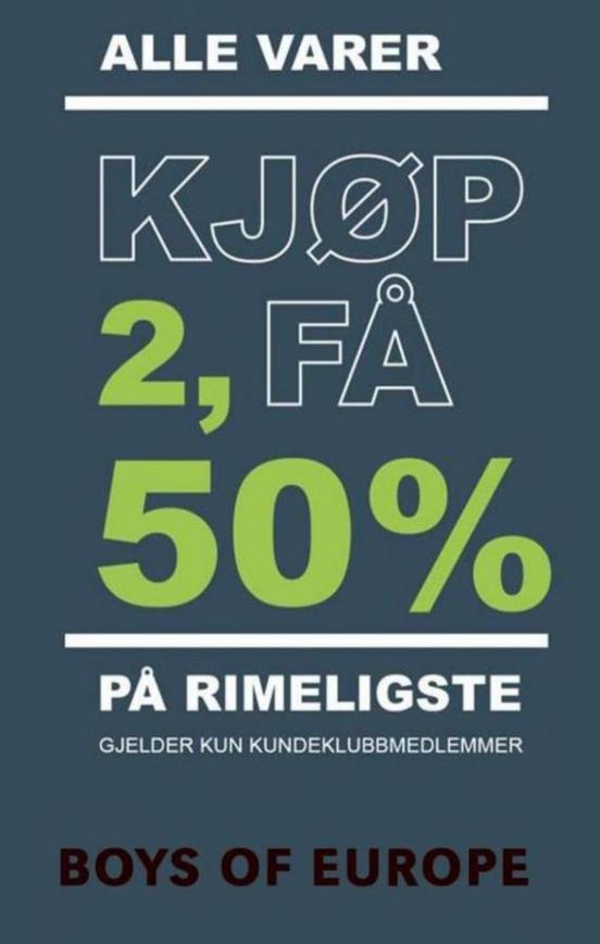 KJØP 2, FÅ -50%!. Boys of Europe (2023-05-18-2023-05-18)