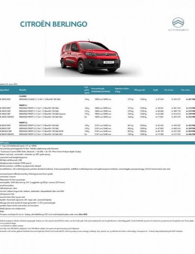 Citroën Ë-BERLINGO OG BERLINGO VAREBIL. Citroën (2023-08-30-2023-08-30)