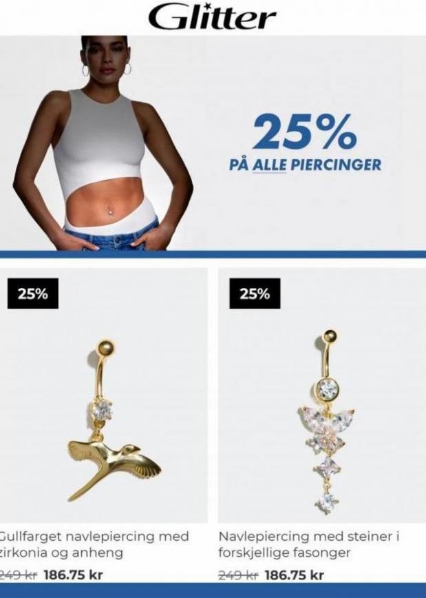 25% på ALLE piercinger!. Glitter (2023-07-18-2023-07-18)
