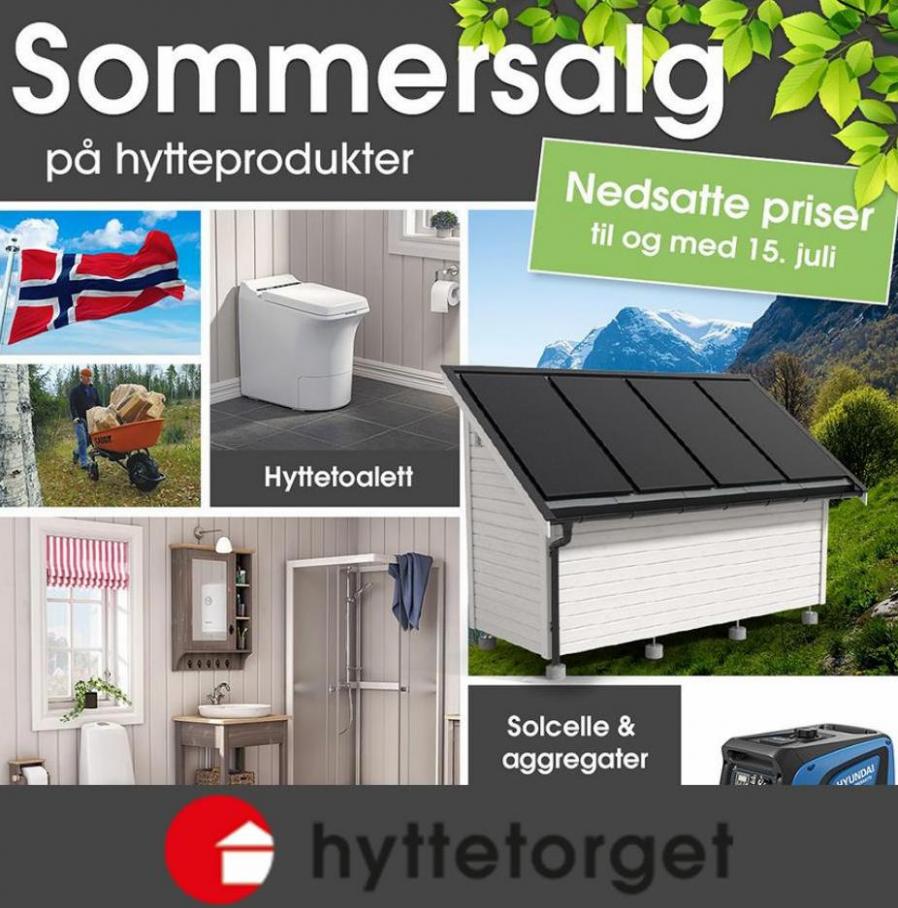 Sommersalg på hytteprodukter!. Hyttetorget (2023-07-15-2023-07-15)