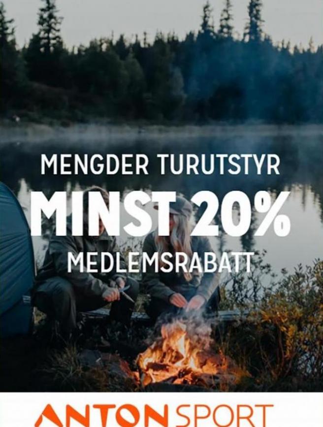 MINST 20% Medlemsrabatt!. Anton Sport (2023-07-24-2023-07-24)