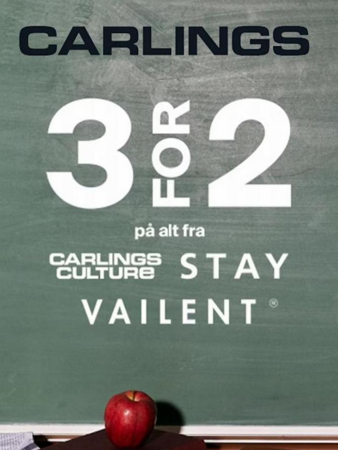 3 for 2 på Vailent, Stay!. Carlings (2023-08-31-2023-08-31)