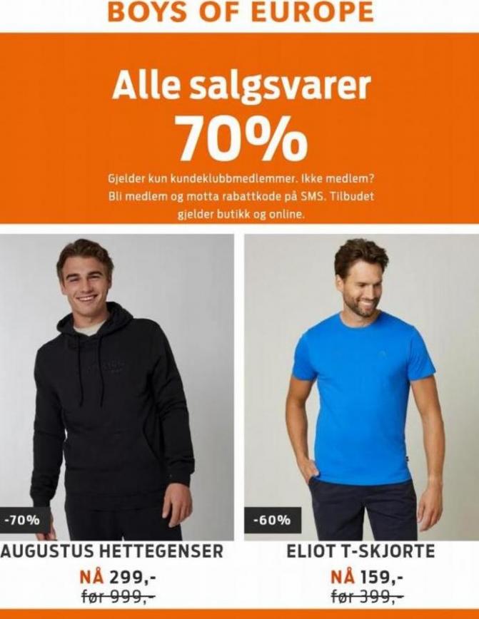 Alle salgsvarer 70%!. Boys of Europe (2023-08-31-2023-08-31)