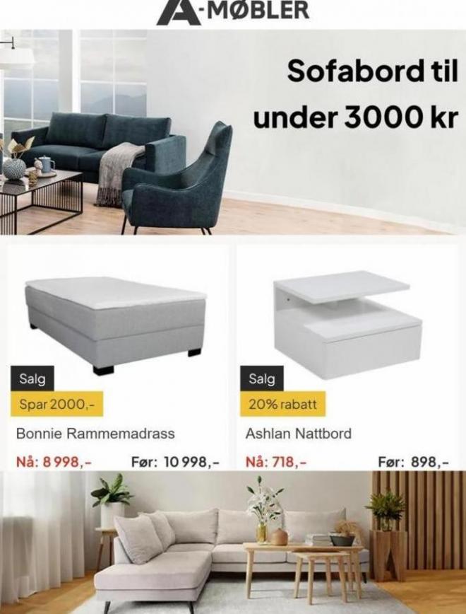 Sofabord til under 3000 kr!. A-Møbler (2023-08-29-2023-08-29)