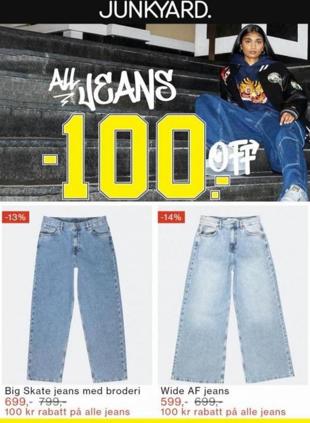 100 kr rabatt på alle jeans!. Urban (2023-08-23-2023-08-23)