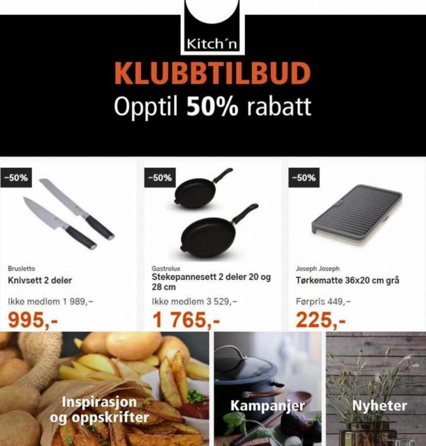 Klubbtilbud 50% rabatt!. Kitch'n (2023-10-01-2023-10-01)