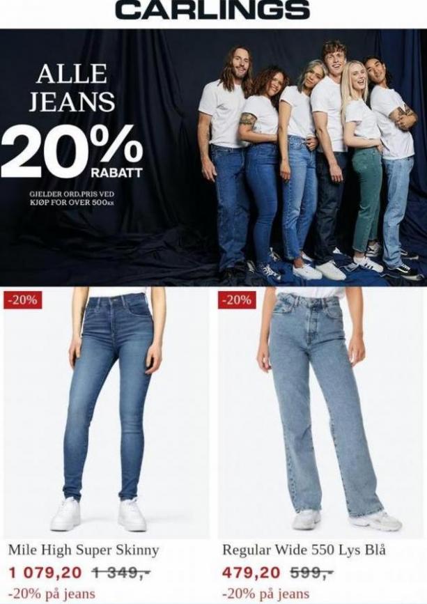 Alle Jeans 20% rabatt!. Carlings (2023-10-01-2023-10-01)
