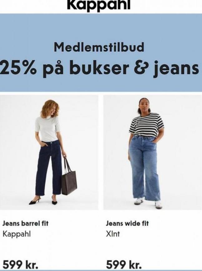 25% på bukser & jeans!. KappAhl (2023-10-08-2023-10-08)