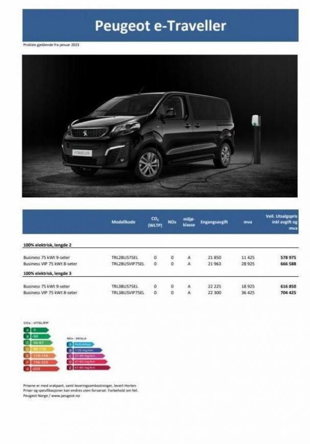Last ned prisliste for Peugeot e-Traveller. Peugeot (2024-10-30-2024-10-30)