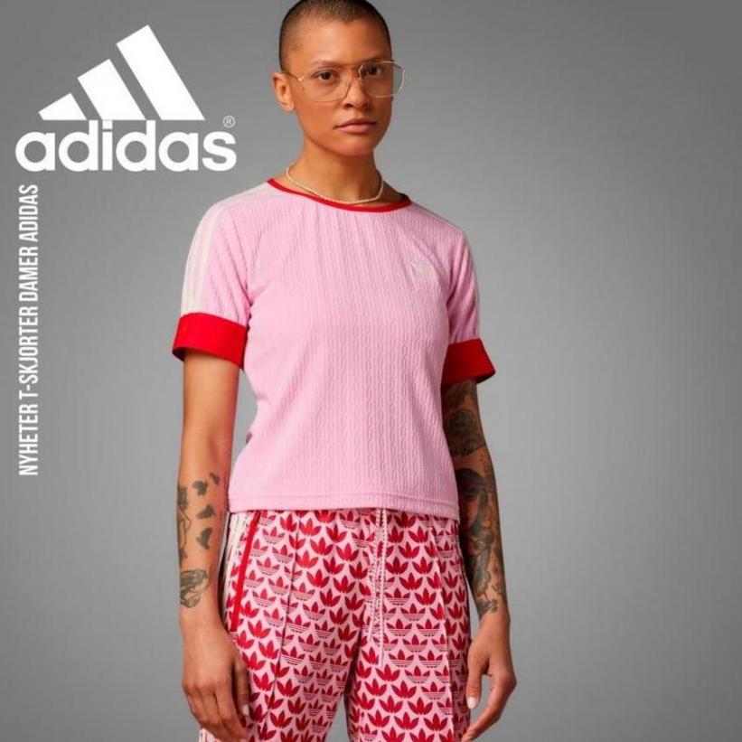 Nyheter T-skjorter Damer Adidas. Adidas (2023-11-20-2023-11-20)