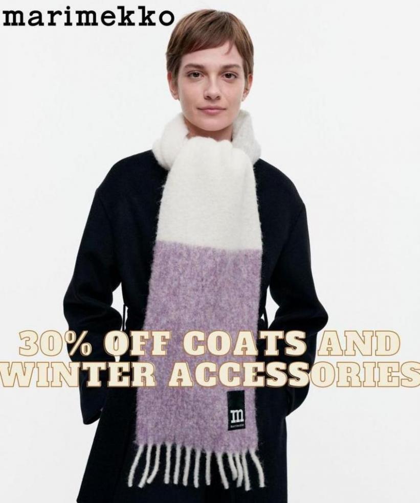 Marimekko 30% off coats and winter accessories. Marimekko (2023-11-27-2023-11-27)