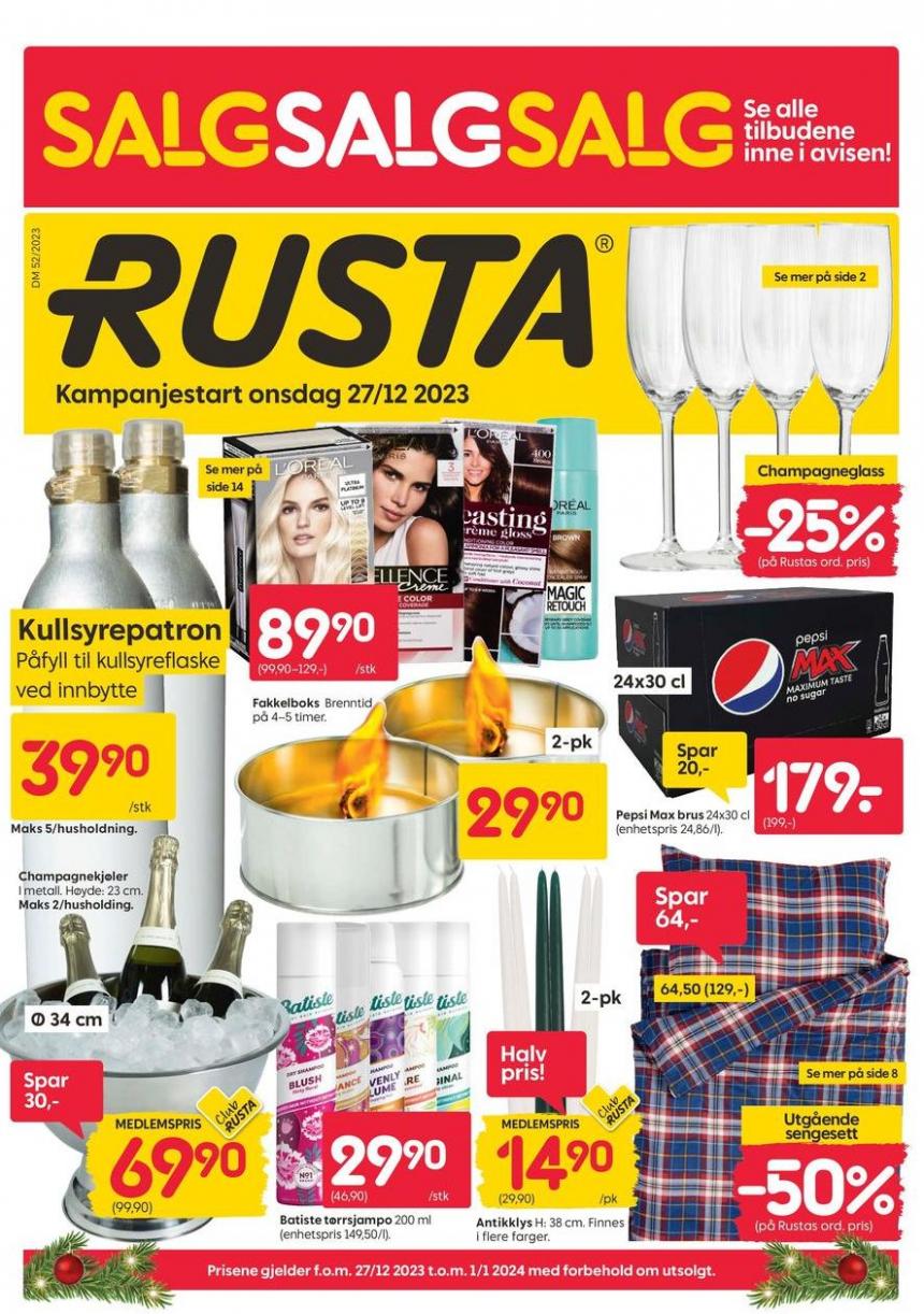 Se alle tilbudene inne i avisen!. Rusta (2024-01-01-2024-01-01)