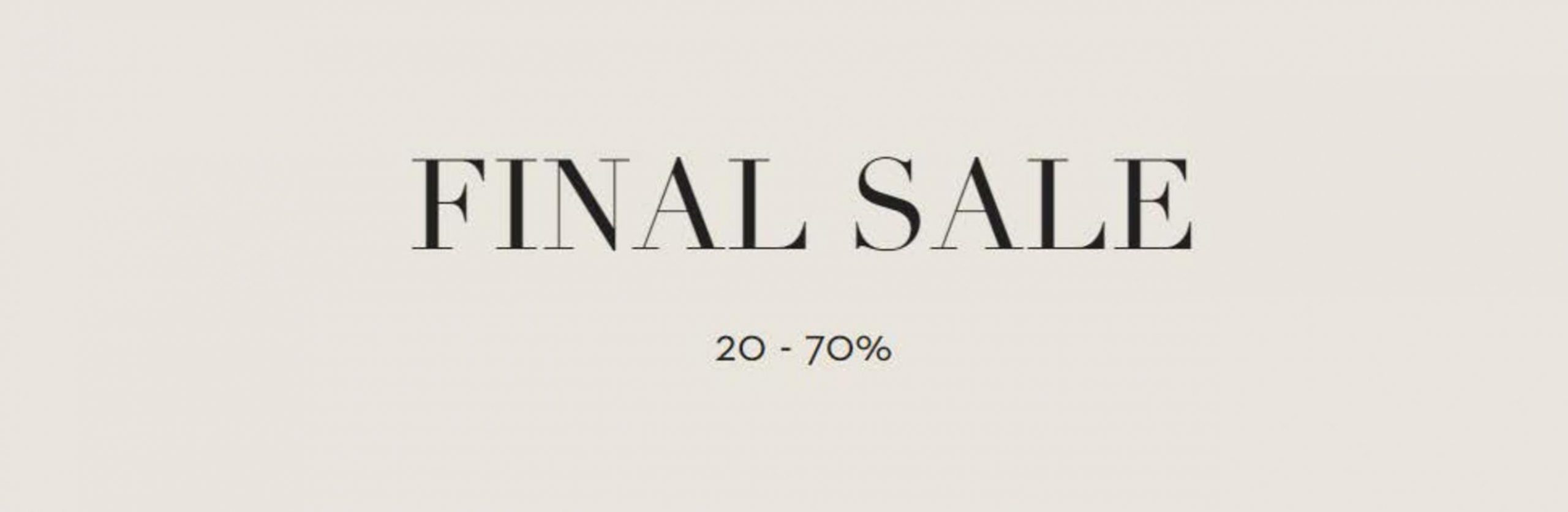 Final Sale 20 - 70%. Milla Boutique (2024-02-15-2024-02-15)