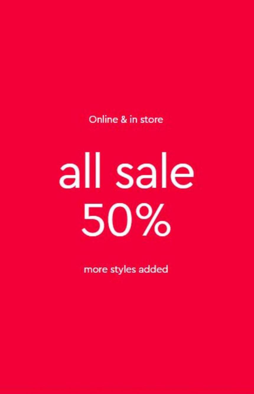 All sale 50%. Gina Tricot (2024-04-03-2024-04-03)
