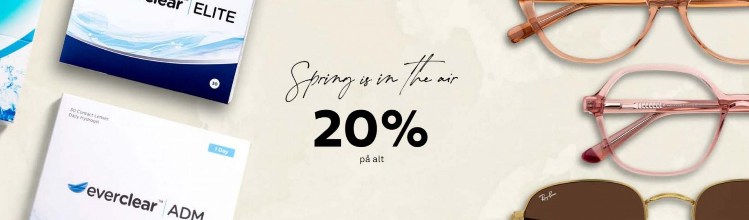 Spring is in the air 20% på alt. Lensway (2024-04-03-2024-04-03)