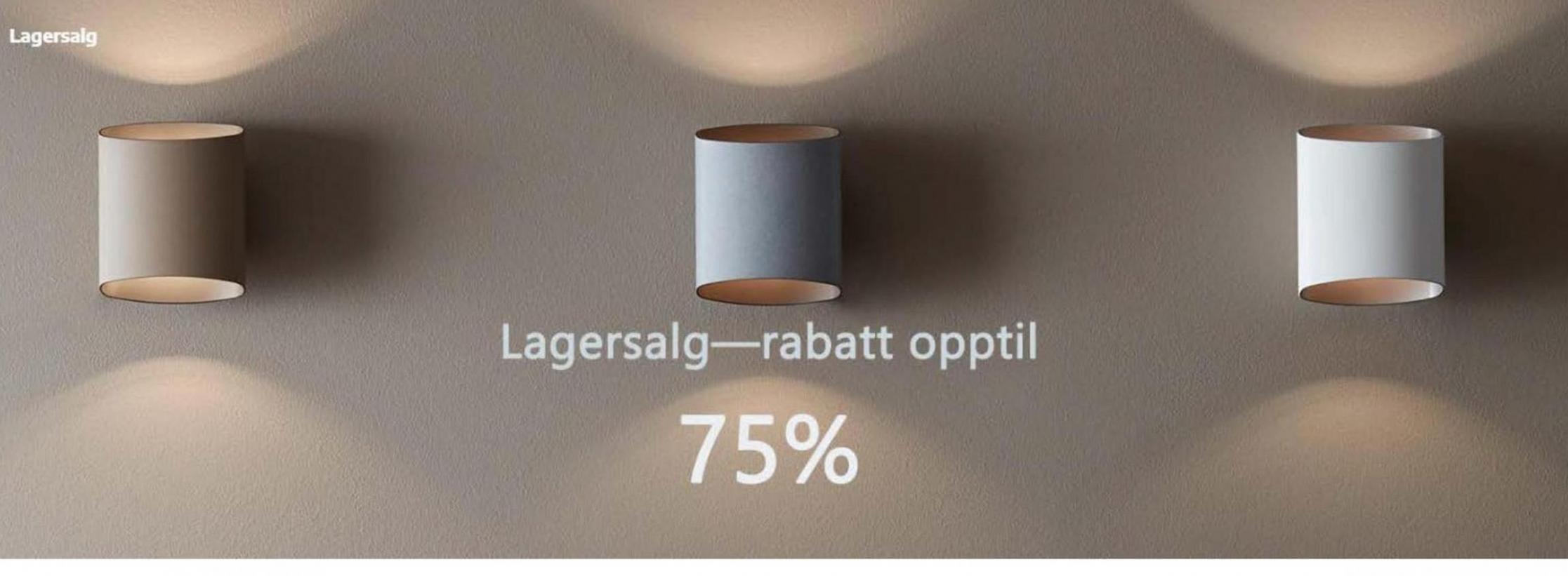 Lagersalg - rabatt opptil 75%. Design Belysning (2024-03-17-2024-03-17)