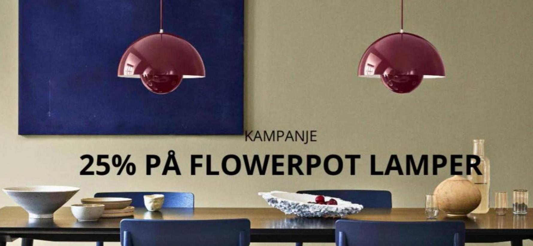 25% På Flowerpot Lamper. Lightup (2024-04-01-2024-04-01)