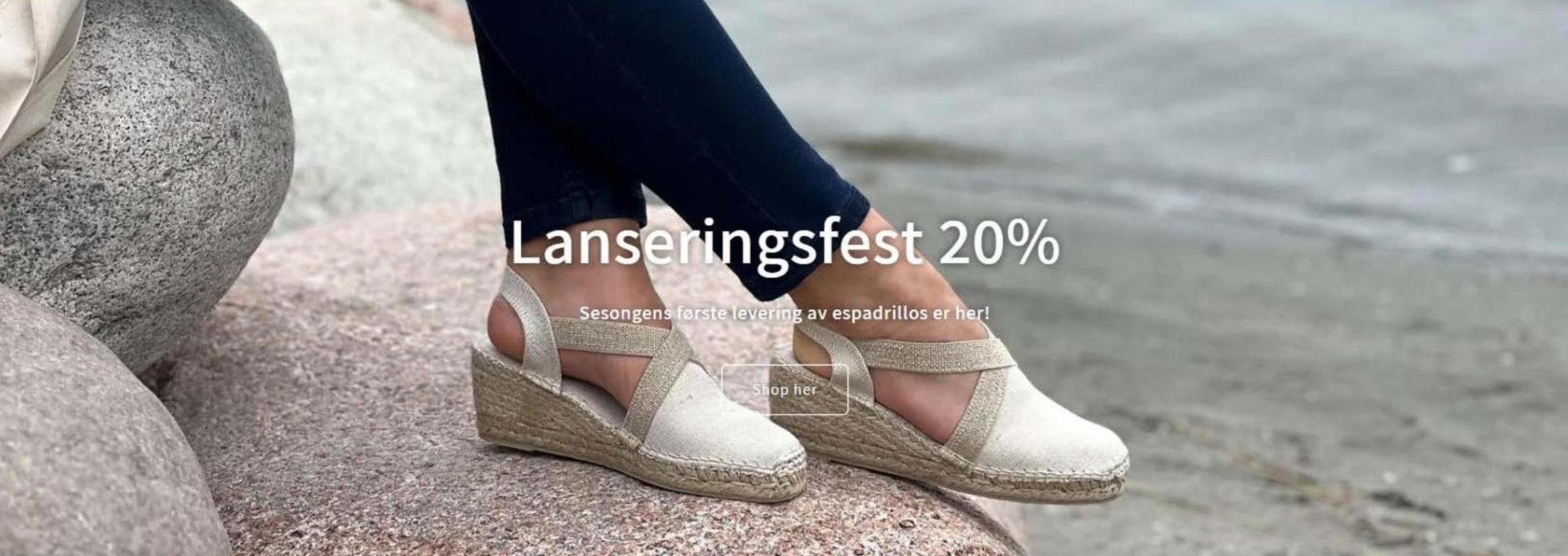 Lanseringsfest 20%. Sapatos (2024-05-02-2024-05-02)