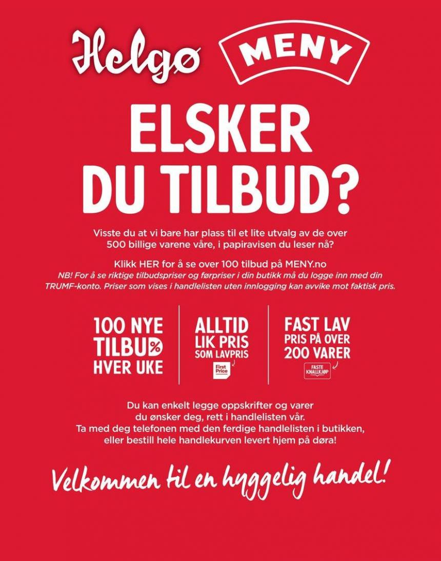 Meny Helgø Maifesten. Meny (2024-05-26-2024-05-26)